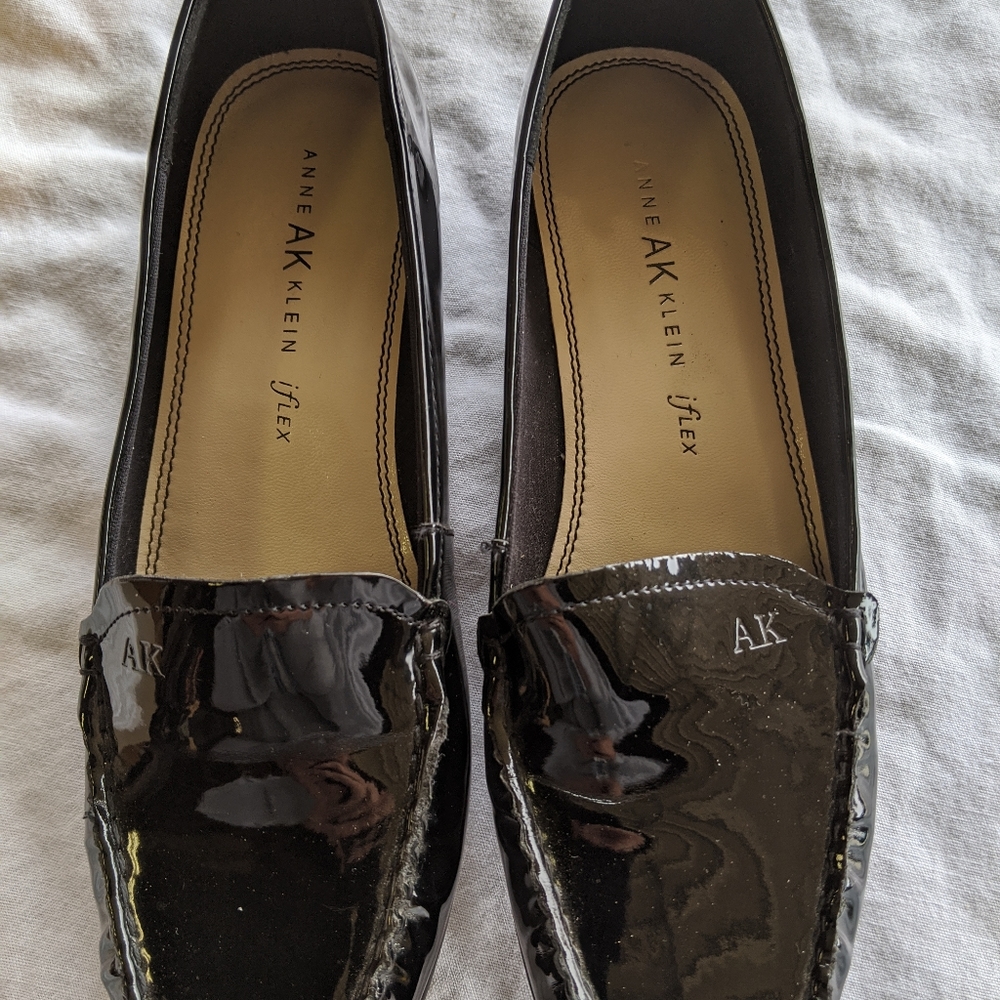 Anne Klein iflex Black loafers size 8